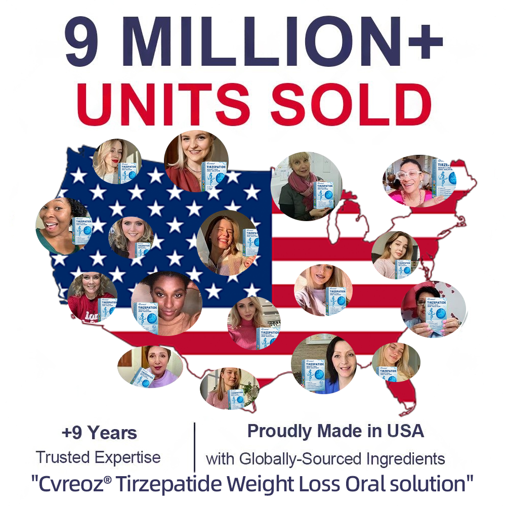 【Last Day Promotion 66% OFF🥇】 𝑪𝒗𝒓𝒆𝒐𝒛® GLP-1-Tirzepatide Oral Solution 🇺🇸visible effect, no side 7 days effects, suitable for all age groups 🏪