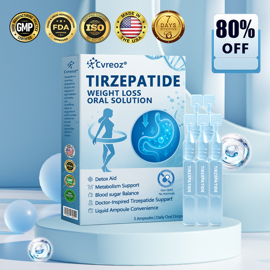 【Last Day Promotion 66% OFF🥇】 𝑪𝒗𝒓𝒆𝒐𝒛® GLP-1-Tirzepatide Oral Solution 🇺🇸visible effect, no side 7 days effects, suitable for all age groups 🏪